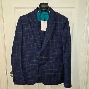 Paul Smith Italian Made Single-Breasted Gents Tailored Fit Pinstripe Suit